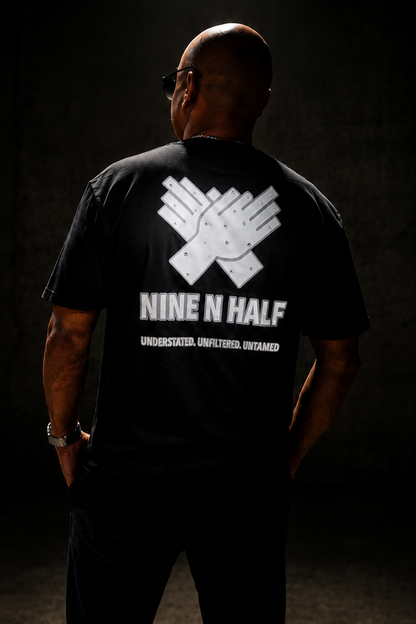     Back view of the Nine N Half Founders Collection Tee 