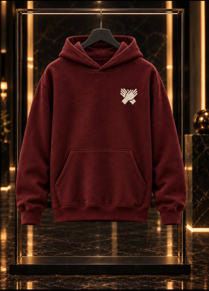 NINE N HALF® Signature Hoodie – Burgundy