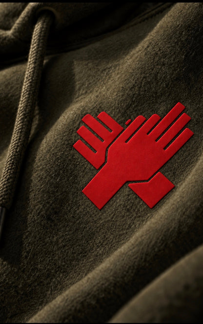 NINE N HALF® Signature Hoodie — Olive Green