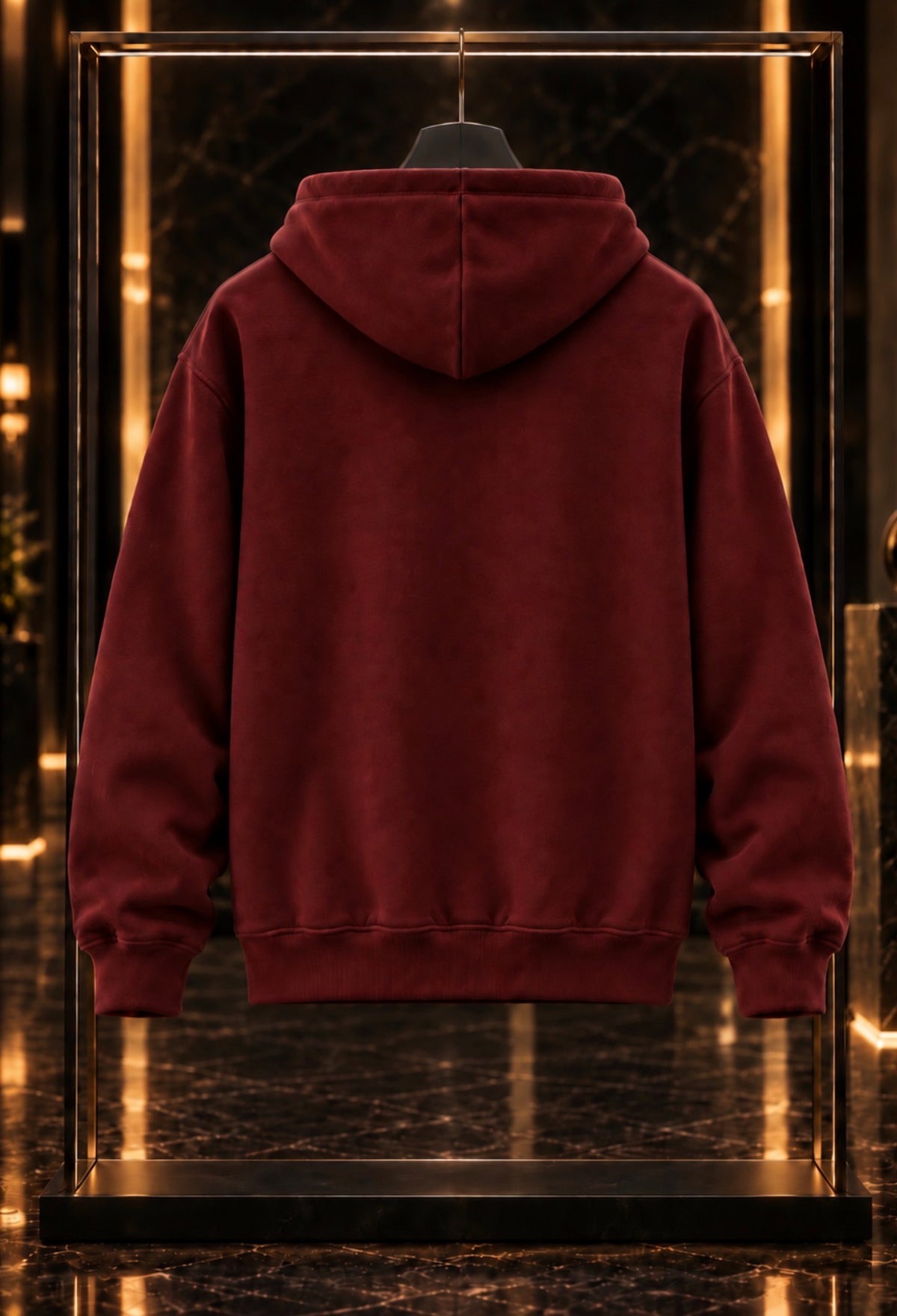 NINE N HALF® Signature Hoodie – Burgundy