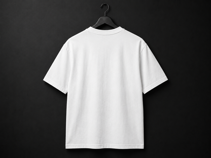     Back view of the Nine N Half Signature Collection Tee in color white